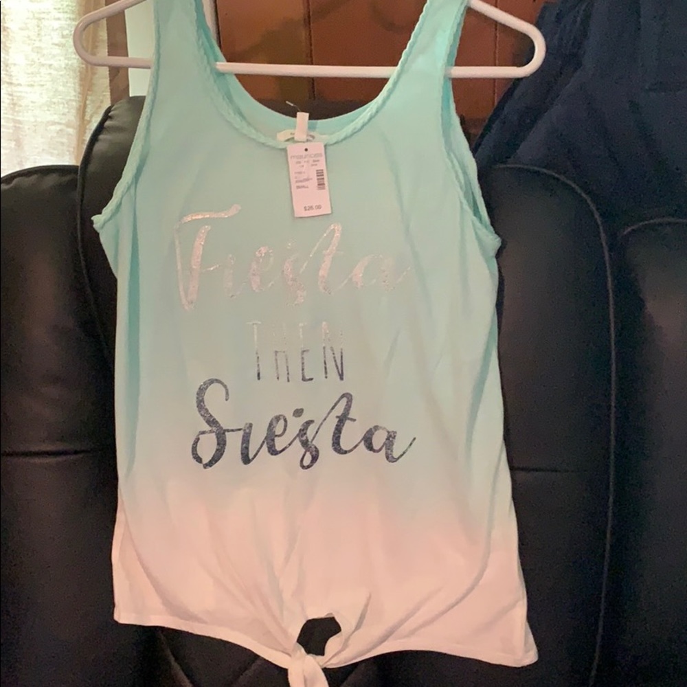 Size small tank top